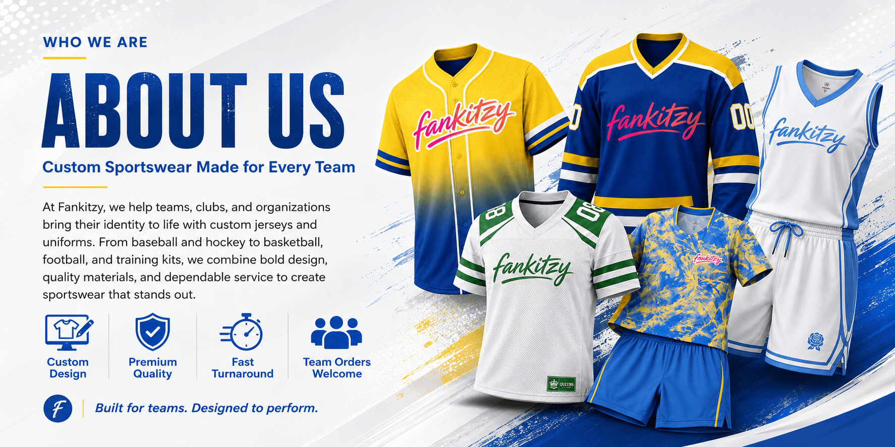 Fankitzy sports jersey lifestyle collection